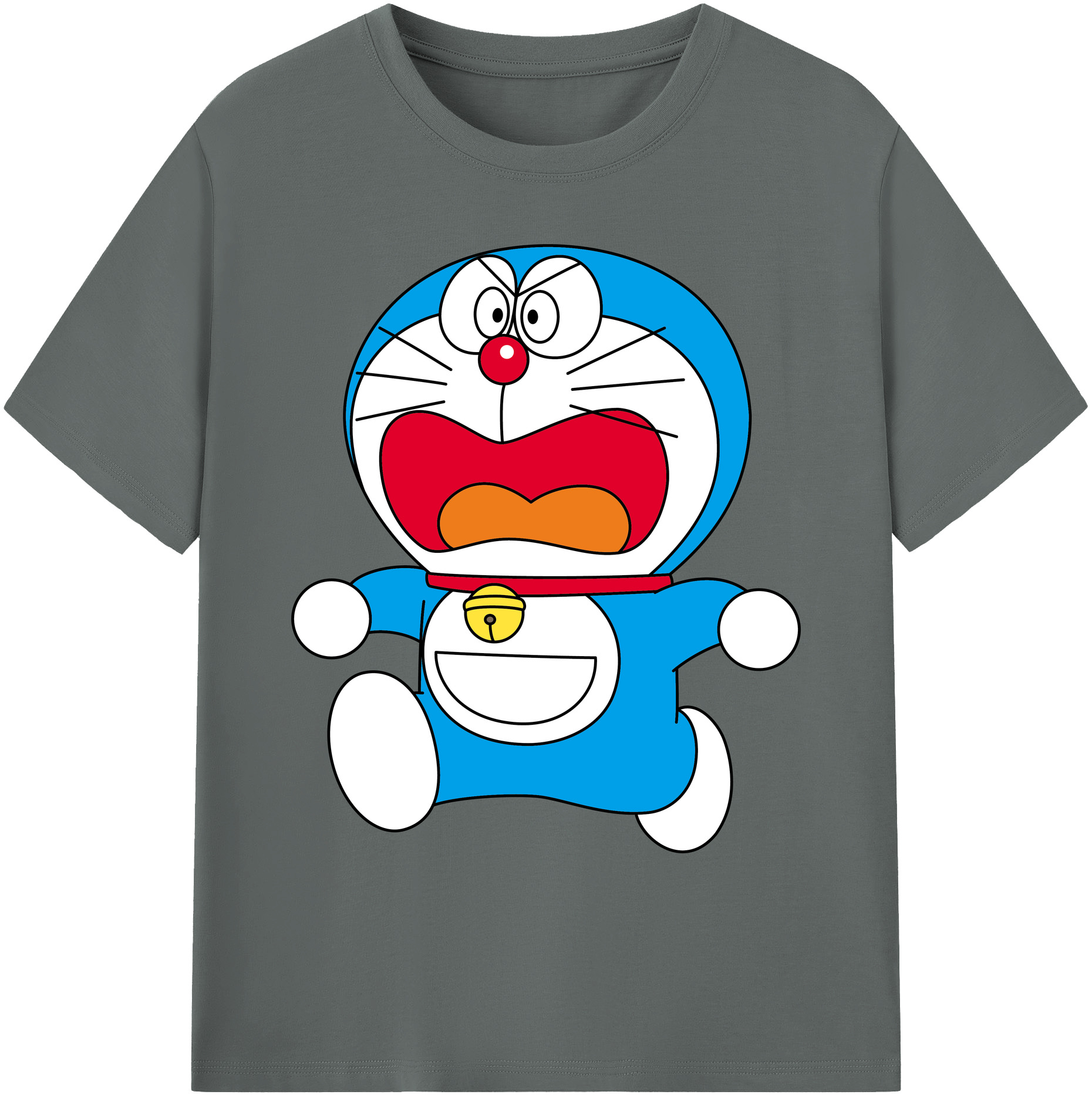 （画像用） ドラえもん Doraemon 綿100％ メンズ半袖Tシャツ｜肌触りやわらか＆通気性